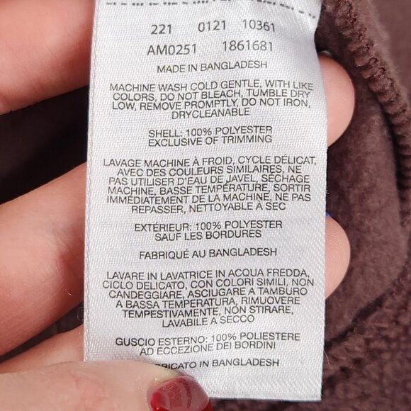 Columbia Sweater Mens XXL Red Fleece Quarter Snap Pullover Casual Outdoor - Picture 7 of 9